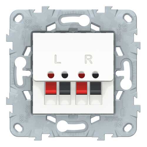 SE Unica New Белая Аудиорозетка в Леруа Мерлен