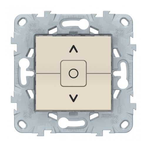 Выключатель SE Unica New Беж для жалюзи, 2-клавишный, сх. 4 в Леруа Мерлен