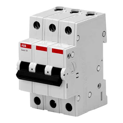 Выключатель автоматический Basic M, BMS413C10, 3 P, 10 A, C, 4,5 кА в Леруа Мерлен