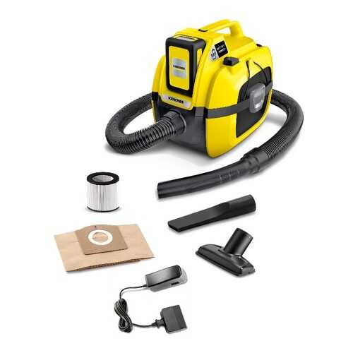 Аккумуляторный строительный пылесос Karcher WD 1 Comapct Set ЗУ в комплекте 1.198-301.0 в Леруа Мерлен