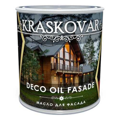 Масло для фасада Kraskovar Deco Oil Fasade Бесцветный 2,2л в Леруа Мерлен