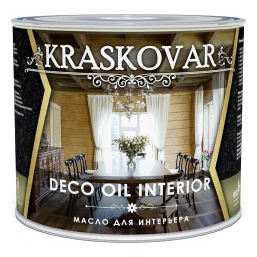 Масло для интерьера Kraskovar Deco Oil Interior Бесцветный 2,2л в Леруа Мерлен