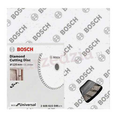 Диск алмазный отрезной Bosch ECO Univ,Turbo 125-22,23 2608615046 в Леруа Мерлен