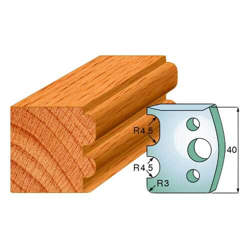 Комплект из 2-х ножей 40x4 SP CMT 690.007 в Леруа Мерлен