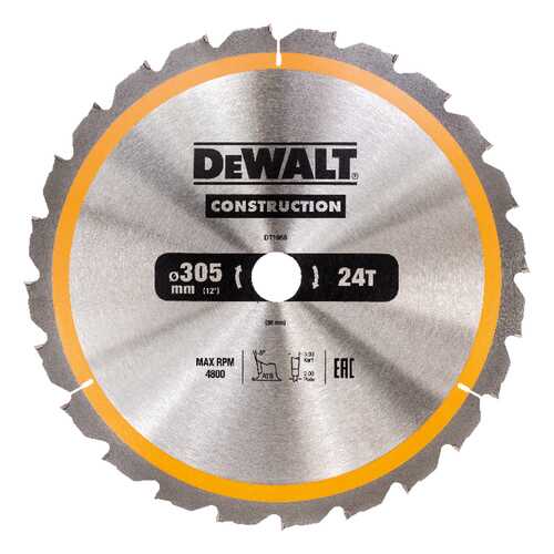 Диск по дереву для дисковых пил DeWALT DT1958-QZ в Леруа Мерлен