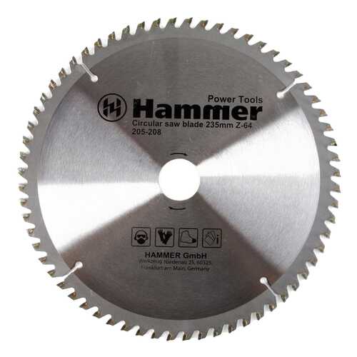 Диск по ламинату для дисковых пил Hammer Flex 205-208 CSB PL (30679) в Леруа Мерлен