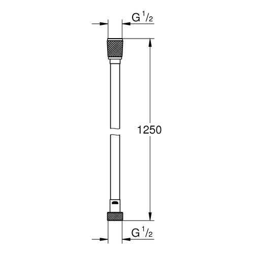 Душевой шланг Grohe 26335000 125см в Леруа Мерлен